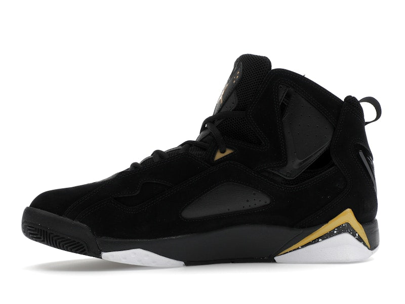 Jordan True Flight Black White Metallic Gold