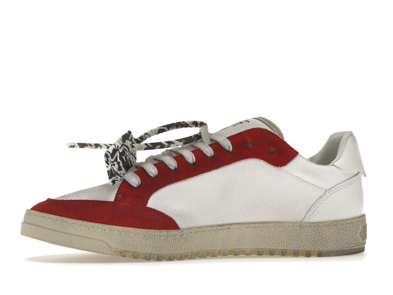 OFF-WHITE Vulcanized 5.0 Low Top White Red