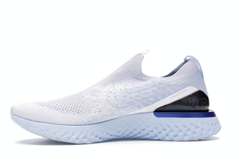Nike Epic React Moc Flyknit White Hydrogen Blue