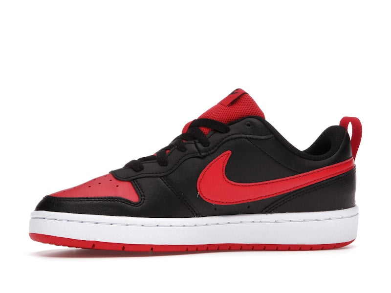 Nike Court Borough Low 2 Black University Red (GS)