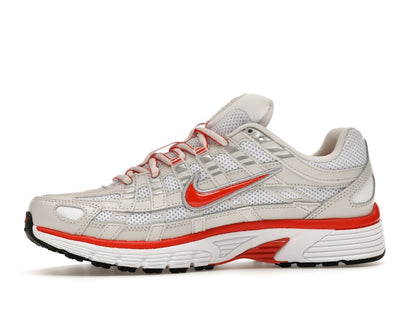 Nike P-6000 White Platinum Tint Black Picante Red (Women's)