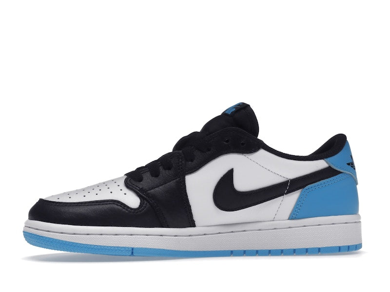 Jordan 1 Retro Low OG Black Dark Powder Blue (Women's)