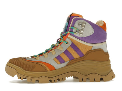 Gucci x Adidas Laced Up Boots Brown Purple (Women's)