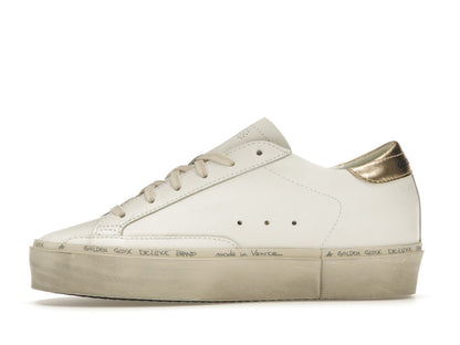 Golden Goose Hi Star White Glitter Gold (Women's)