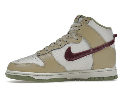 Nike Dunk High Tumbled Tan White Brown (Women's)