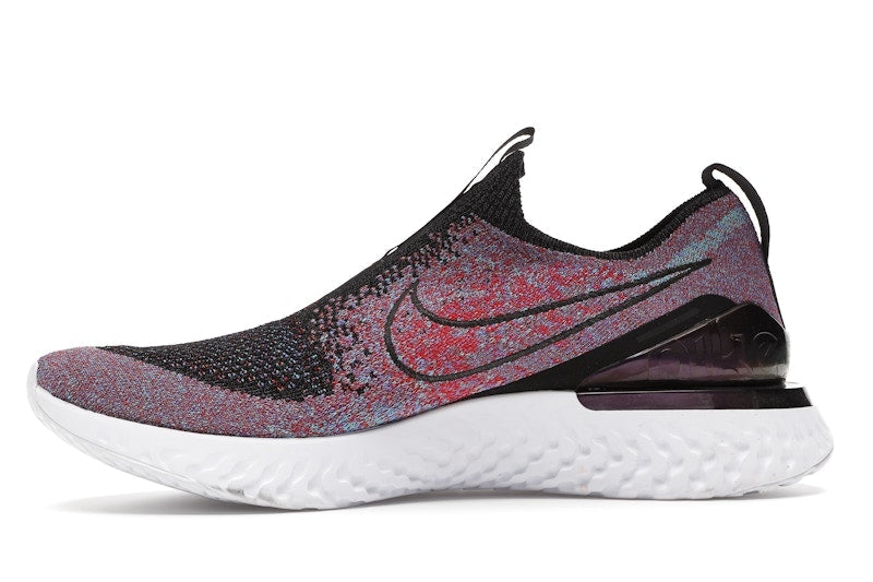 Nike Epic React Moc Flyknit Black University Red Hyper Jade