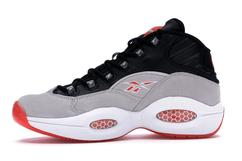 Reebok Pump Question Black Steel Orange