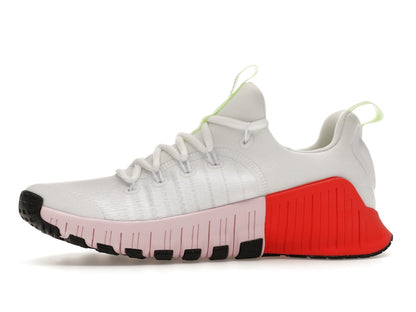 Nike Free Metcon 6 White Barely Volt Bright Crimson Pink Foam (Women's)
