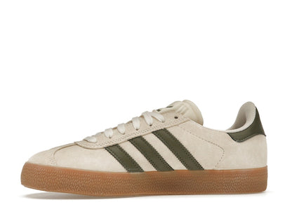 adidas Gazelle ADV Ecru Tint Focus Olive
