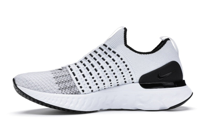 Nike React Phantom Run Flyknit 2 White Black
