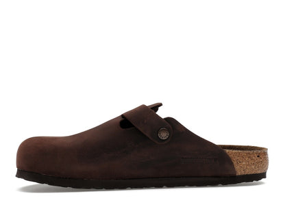 Birkenstock Boston Soft Footbed Oiled Leather Habana Brown