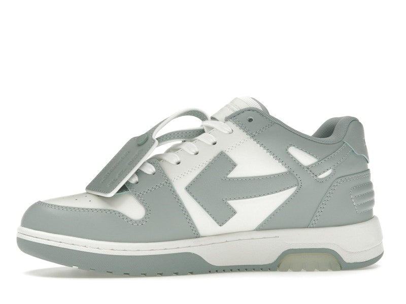 OFF-WHITE Out Of Office OOO Low Tops White Grey