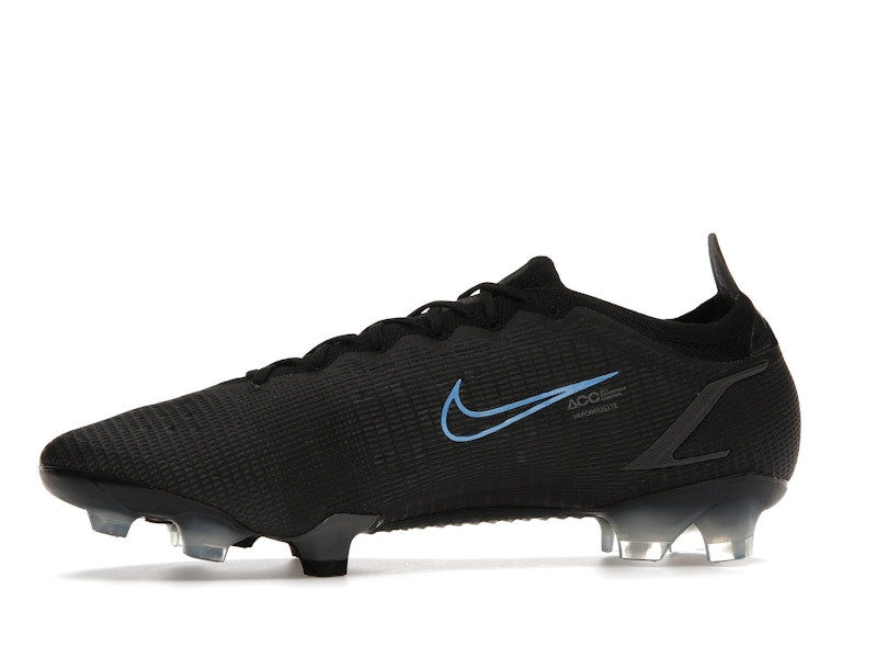 Nike Vapor 14 Elite FG Flyknit Black Iron Grey Blue