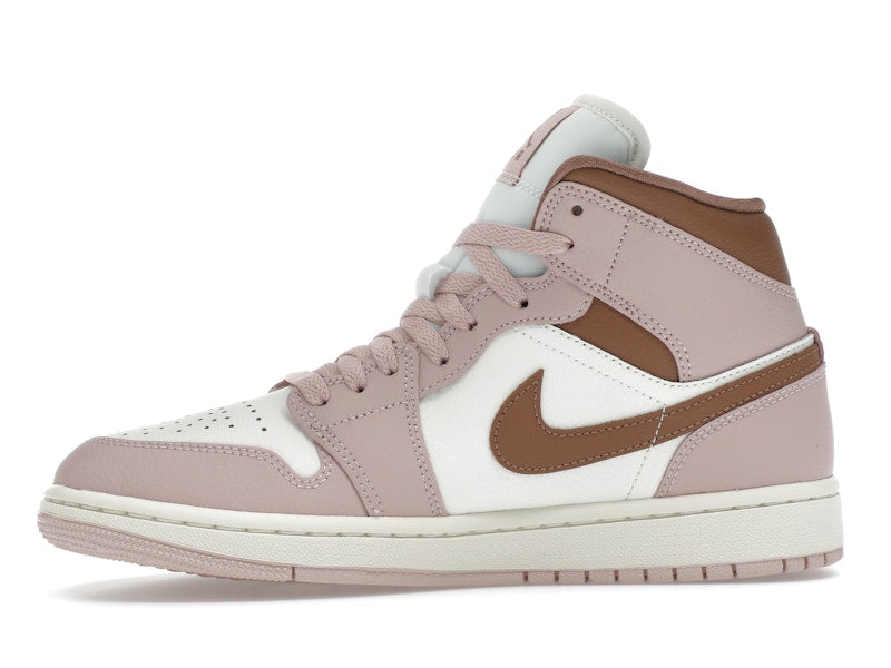 Jordan 1 Mid Pink Oxford Brown (Women's)