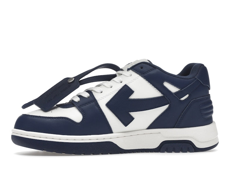 OFF-WHITE Out Of Office "OOO" Low Tops Dark Blue White