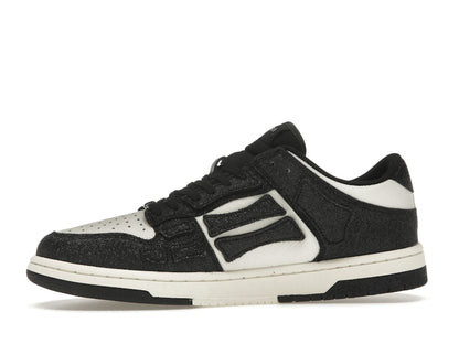 AMIRI Skel Top Low Shimmer Black White