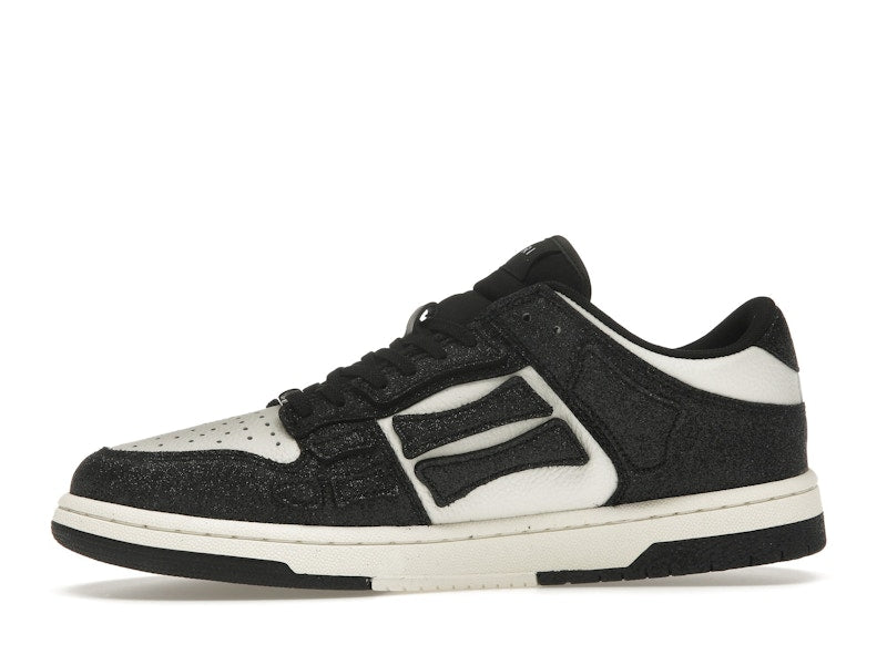 AMIRI Skel Top Low Shimmer Black White