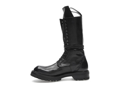 Rick Owens Army Laced Boot Black