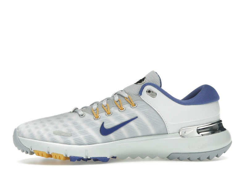 Nike Free Golf Pure Platinum University Gold Wolf Grey Astronomy Blue