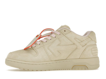 Off-White Out Of Office Suede Beige Pink