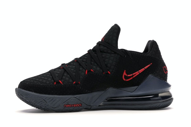 Nike LeBron 17 Low Black Red Dark Grey