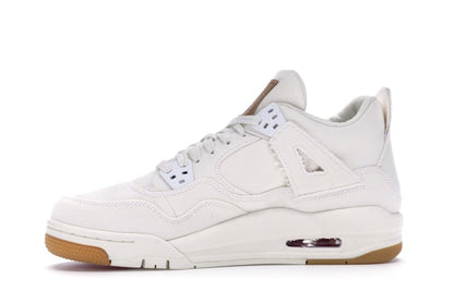 Jordan 4 Retro Levi's White (GS) (Blank Tag)