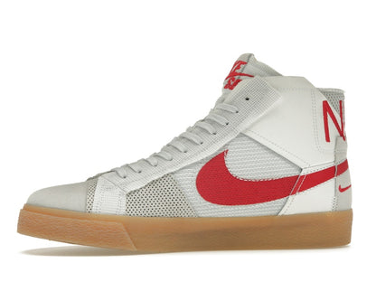 Nike SB Zoom Blazer Mid Premium Deconstructed White University Red Gum