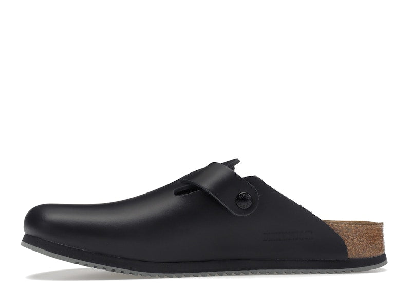 Birkenstock Boston Super Grip Leather Black