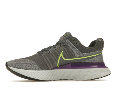 Nike React Infinity Run Flyknit 2 Grey Volt Wild Berry