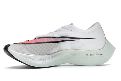 Nike ZoomX Vaporfly Next% White Hyper Jade Flash Crimson