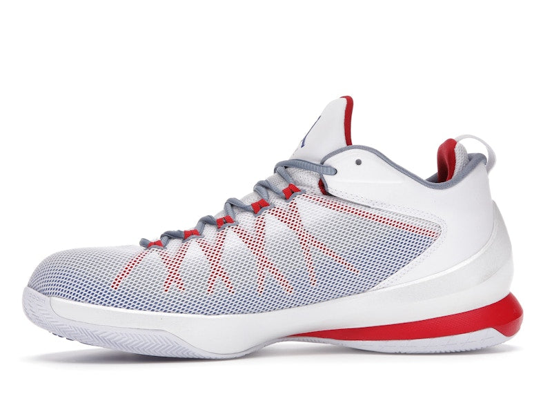 Jordan Cp3.Viii Ae White/Game Royal-Spirit Red-Cool Blue