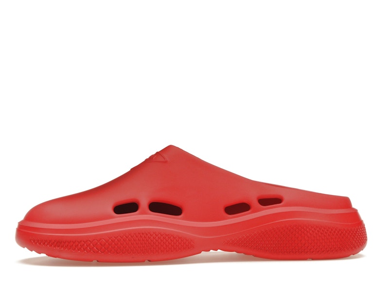Prada Foam Rubber Mule Red
