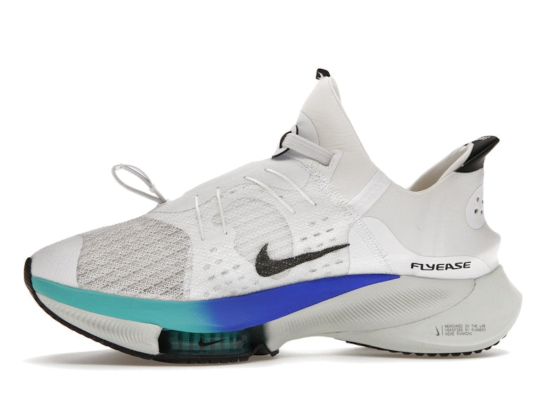 Nike Air Zoom Tempo Next% FlyEase White Flash Crimson Spruce Aura