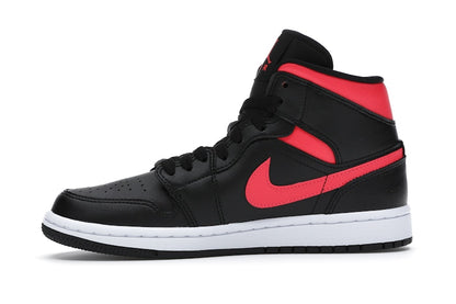 Jordan 1 Mid Black Siren Red (Women's)