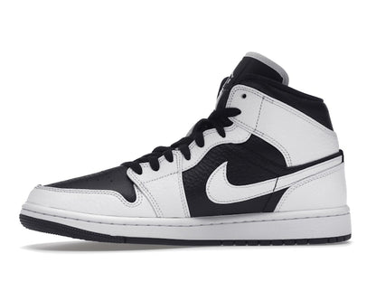 Jordan 1 Mid Split Black White (Women's)