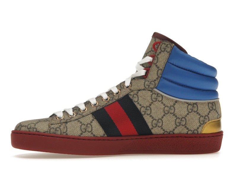 Gucci Ace GG High Top Beige Ebony