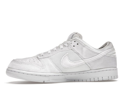 Nike Dunk Low Dover Street Market Triple White Velvet