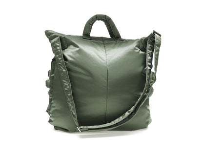 Takashi Murakami x PORTER 2Way Helmet Bag Sage Green