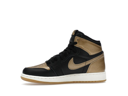 Jordan 1 Retro High OG Black Metallic Gold (GS)