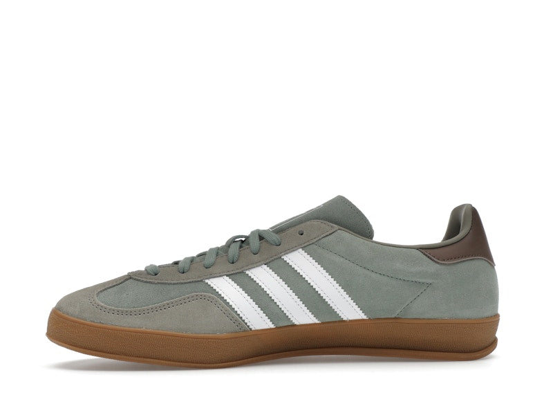 adidas Gazelle Indoor Silver Pebble Silver Green