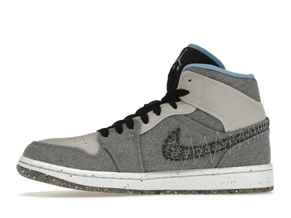 Jordan 1 Mid Crater Grey University Blue