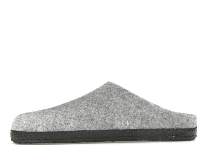 Birkenstock Zermatt Shearling Clog Wool Felt Light Gray