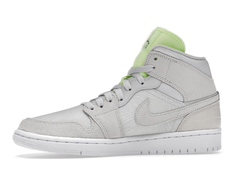 Jordan 1 Mid Vast Grey Ghost Green (Women's)