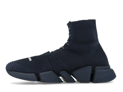 Balenciaga Speed 2.0 Lace Up Recycled Dark Blue
