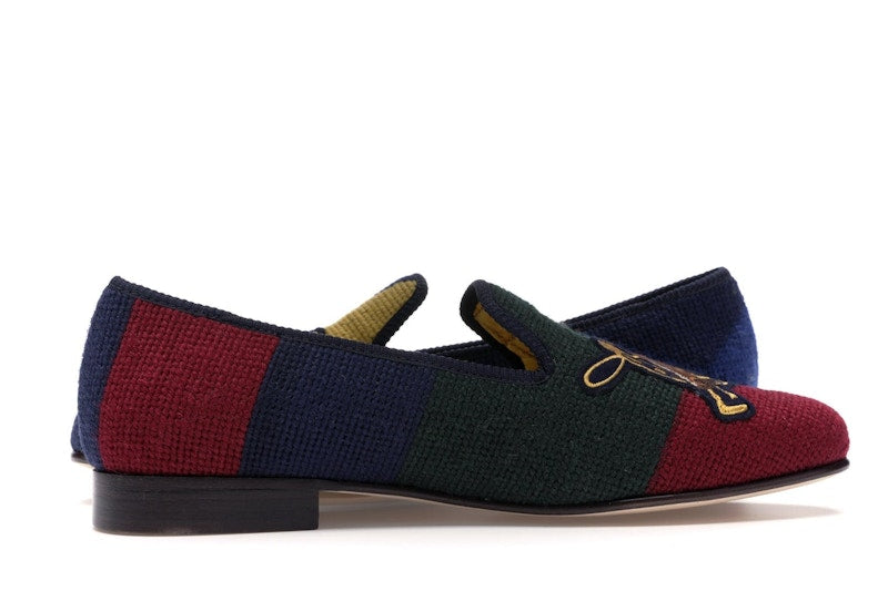Ralph Lauren Formal Slipper Palace Engineered Equestrian Print