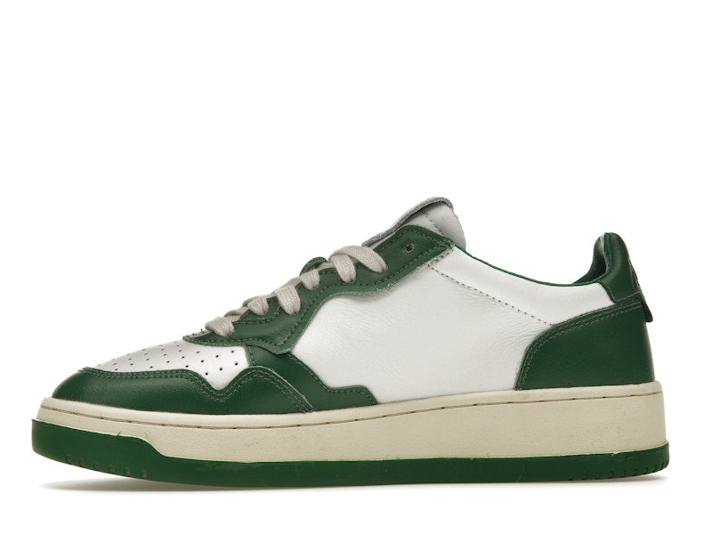 Autry Medalist Leather Low Green White