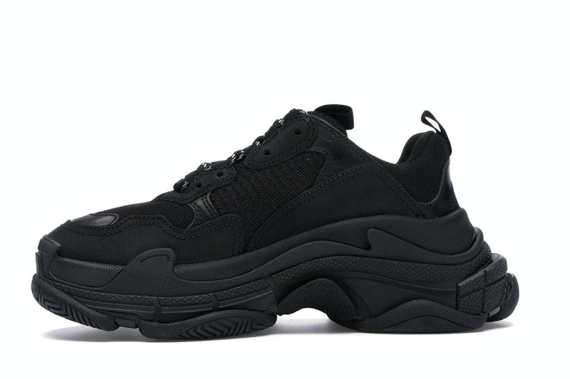 Balenciaga Triple S Triple Black (2018) Reissue Nondistressed (Women's)