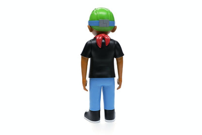Hebru Brantley x Mindstyle Fly Boy Black Tee Vinyl Figure Multi