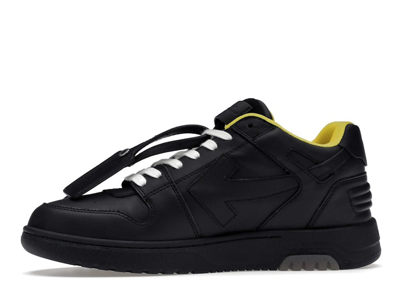 OFF-WHITE Out Of Office "OOO" Low Tops For Walking Black Yellow