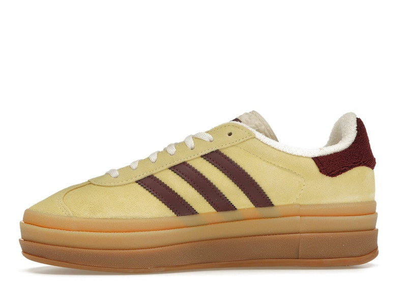 adidas Gazelle Bold Almost Yellow Maroon (Women's)